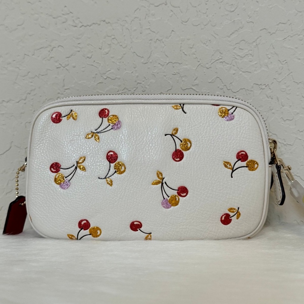 Coach Sadie Crossbody Clutch With Cherry Print - Picture 4 of 12